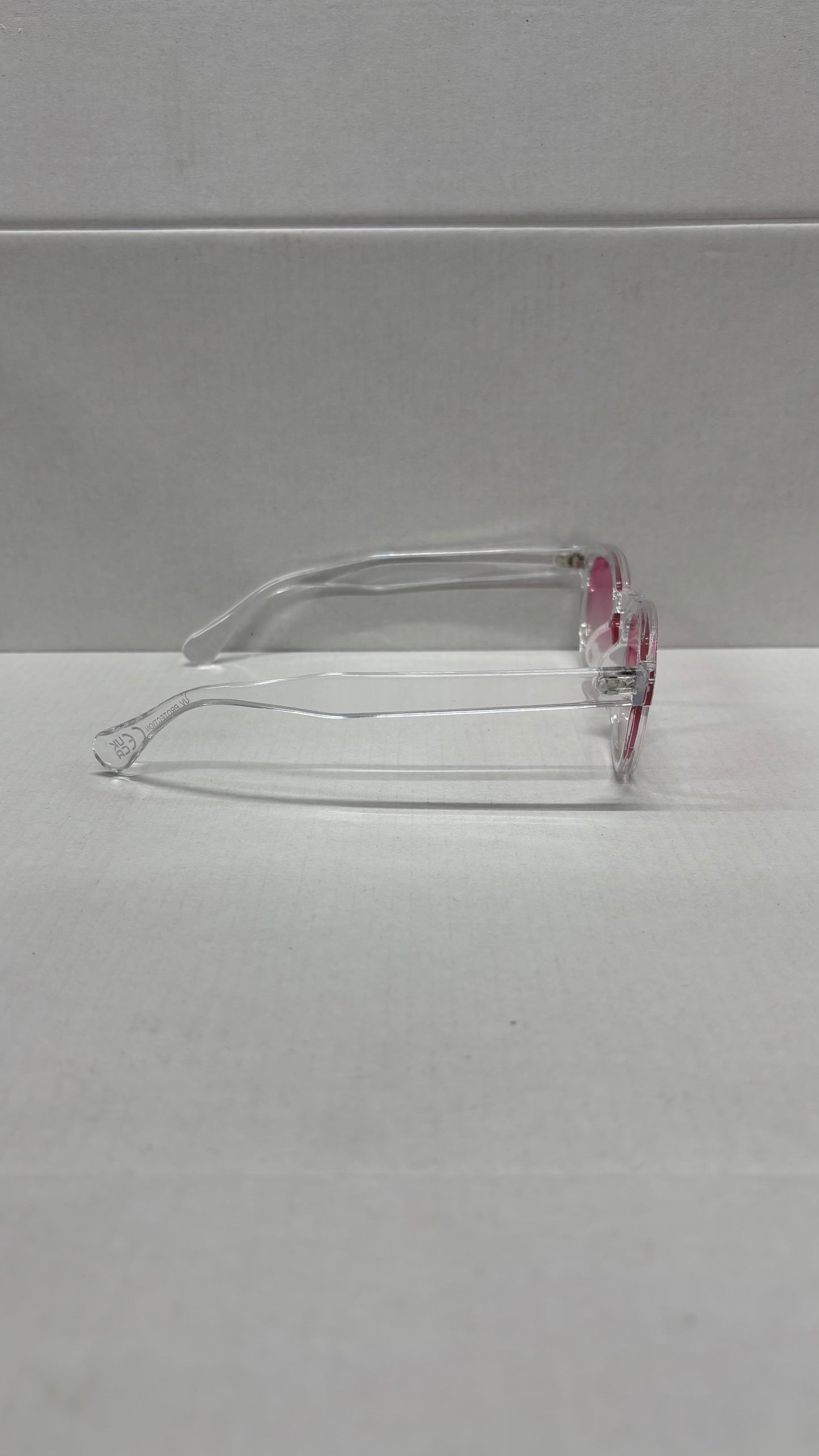 Lunettes 100% UV PROTECTION - rose transparent