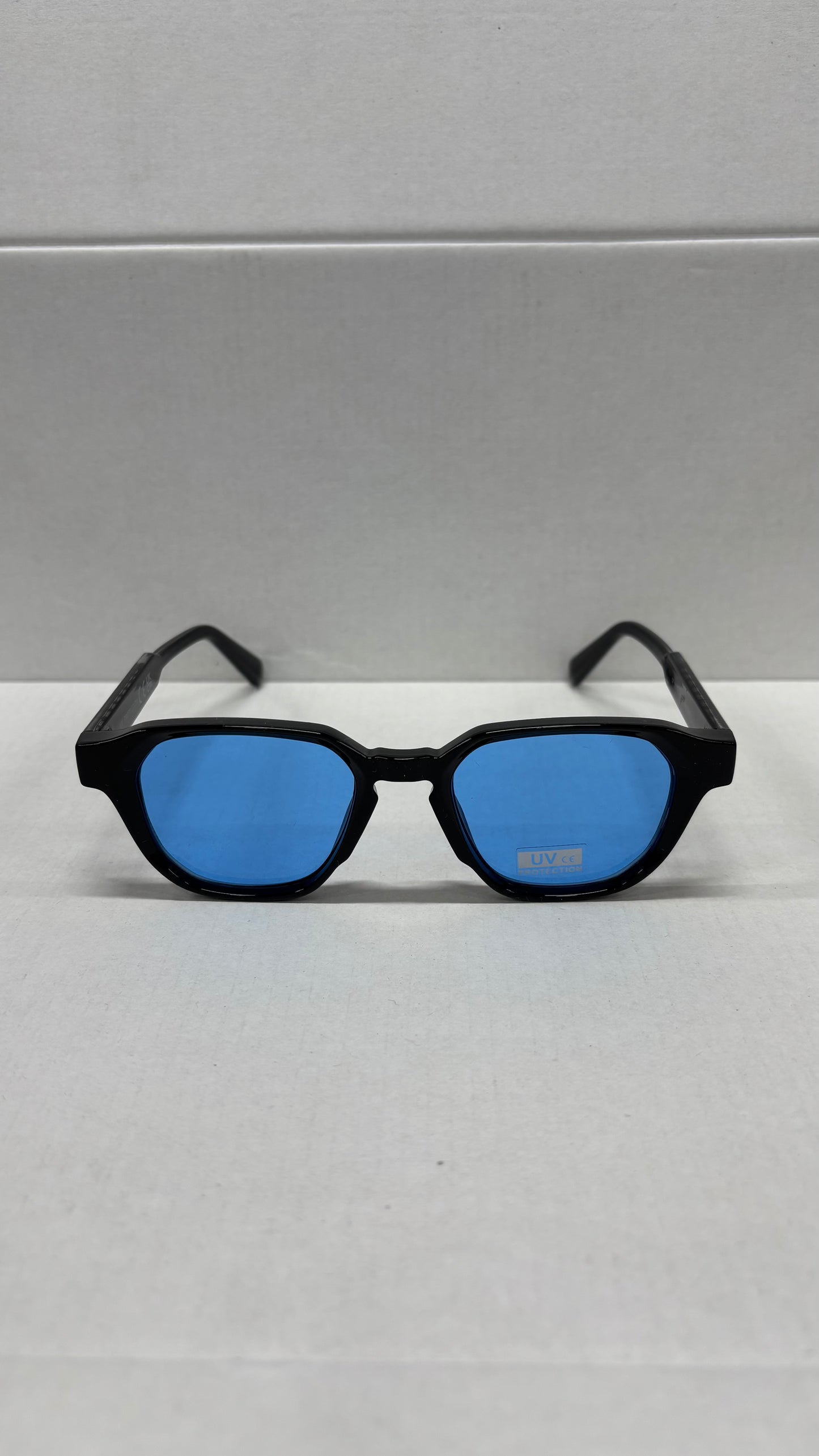 Lunettes 100% UV PROTECTION - bleu noir argent