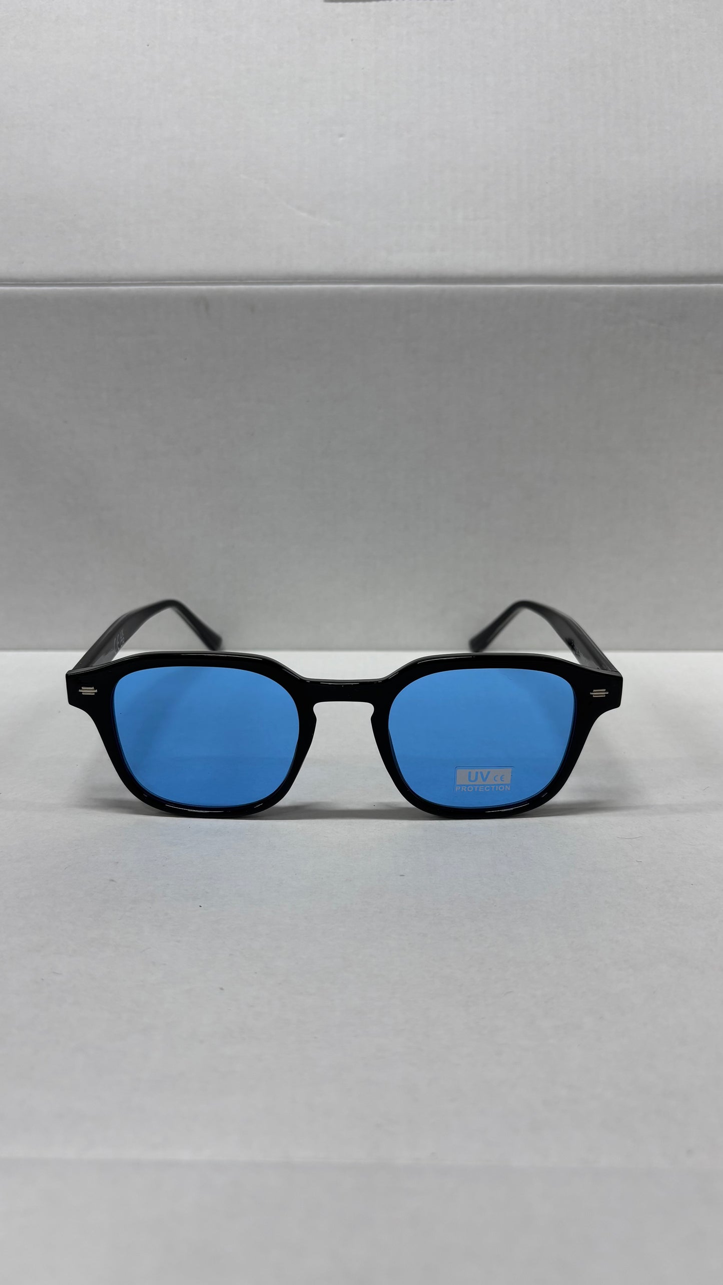 Lunettes 100% UV PROTECTION - bleu noir argent