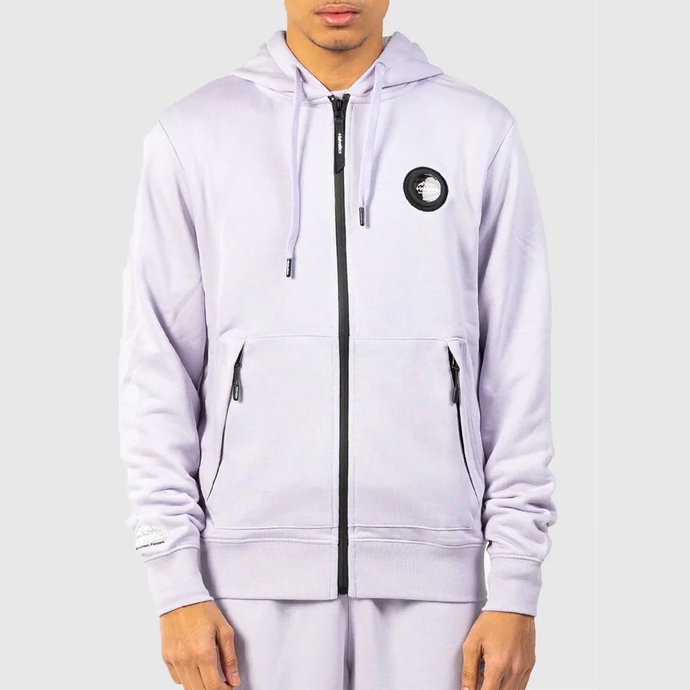 Veste à Capuche Zippé -
 Helvetica Keneth - Lavend/Violet