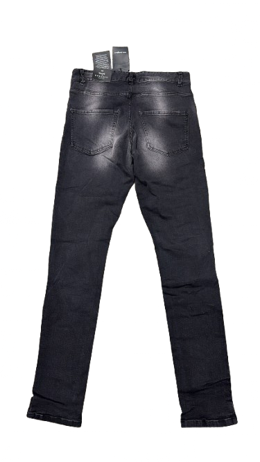 BORAGIO - PANTALON NOIR DÉGRADÉ GRIS