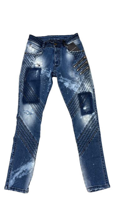 BORAGIO - PANTALON BLEU