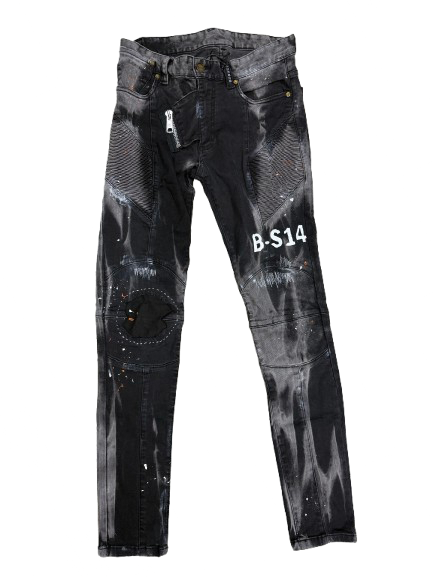 BORAGIO -   PANTALON GRIS B-S14