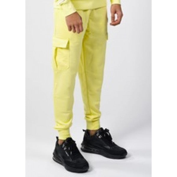 Bas De Jogging Cargo - Helvetica Aksel - Citrus/Jaune