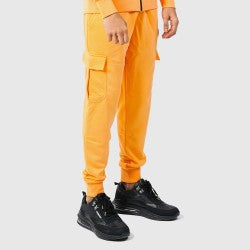 Bas De Jogging Cargo - Helvetica Aksel - Peach/Orange