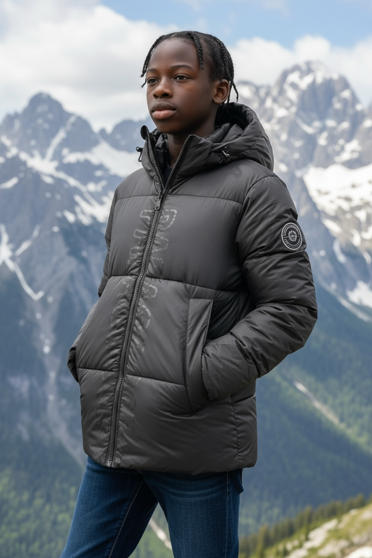 Paragoose – Doudoune “Colorado Print” Noir (XS à 3XL)