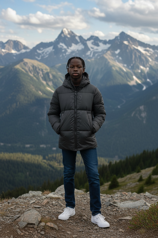 Paragoose – Doudoune “Colorado Print” Noir (XS à 3XL)
