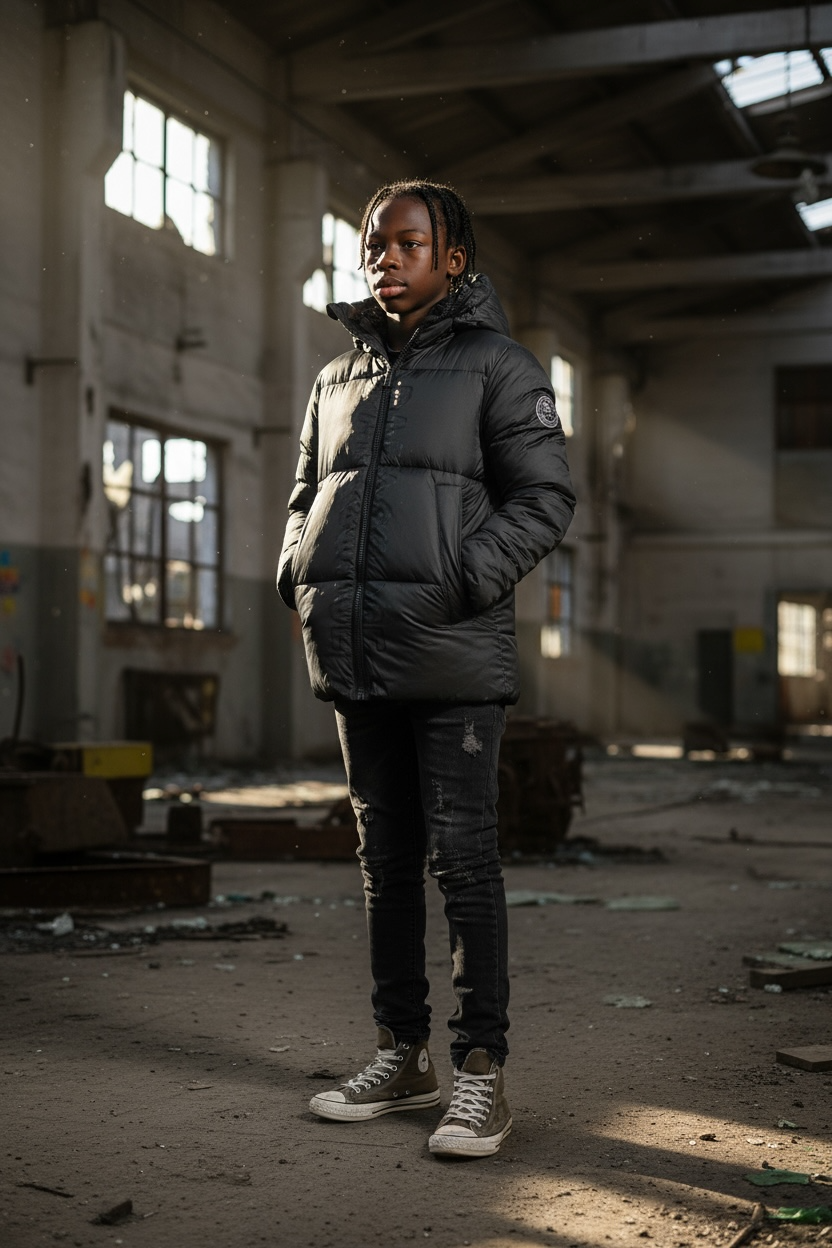 Paragoose – Doudoune “Colorado Print” Noir (XS à 3XL)