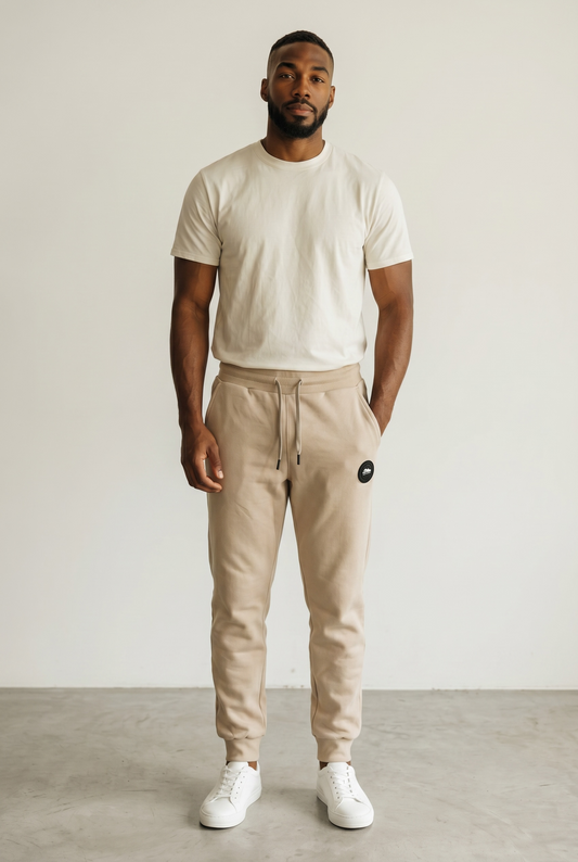 Bas de Jogging - Helvetica Milo - BEIGE