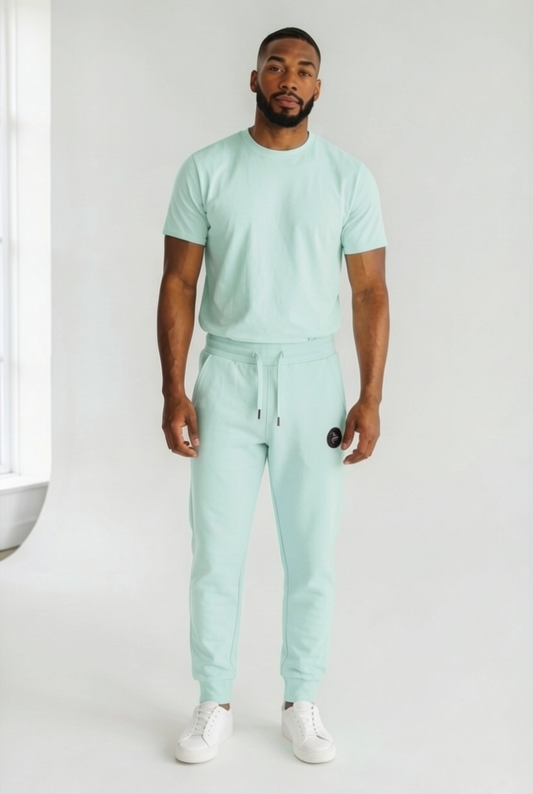 Bas De Jogging 
Helvetica Milo - Nil/Bleu