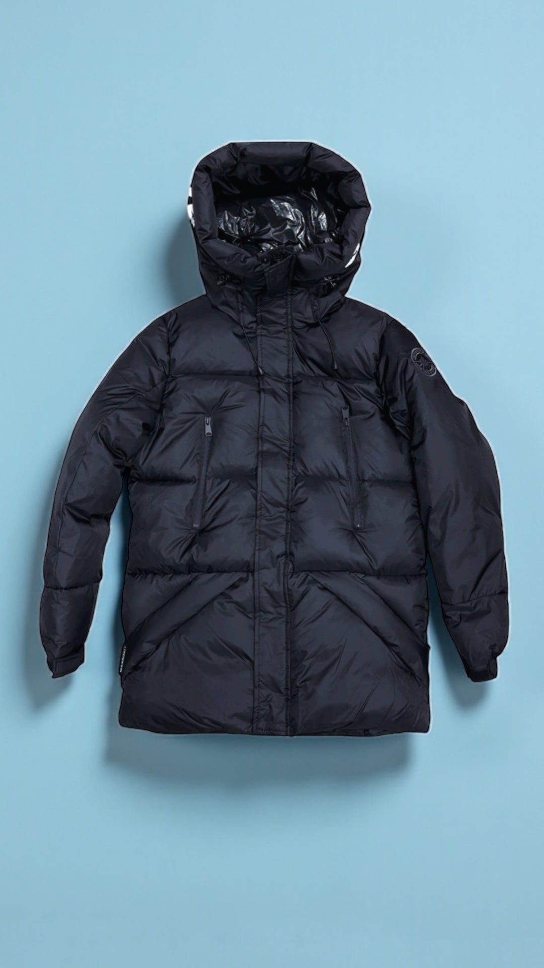 Parka Paragoose ASPEN -10°C Noir | Capuche zippée logo & isolation extrême