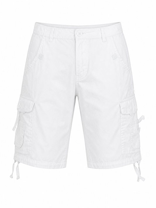 Short Cargo Eleven Paris Blanc Homme – Bermuda Cargo Streetwear Été