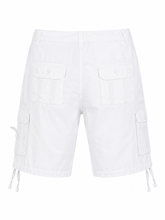 Short Cargo Eleven Paris Blanc Homme – Bermuda Cargo Streetwear Été