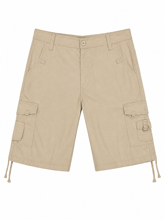 Short Cargo Eleven Paris Beige Crème Homme – Bermuda Cargo Streetwear Premium