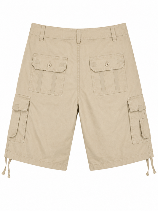 Short Cargo Eleven Paris Beige Crème Homme – Bermuda Cargo Streetwear Premium