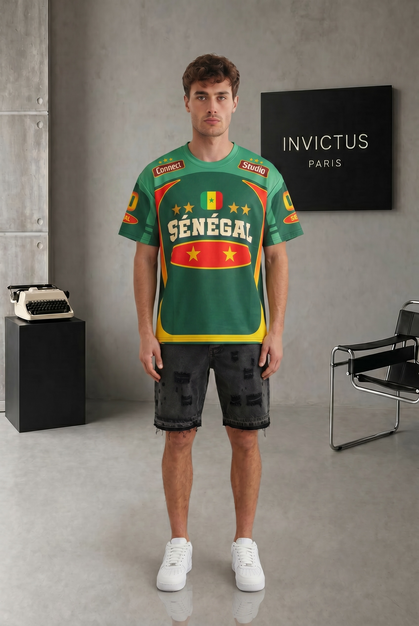 T-shirt Sénégal Les Lions de la Teranga – Maillot Streetwear Homme