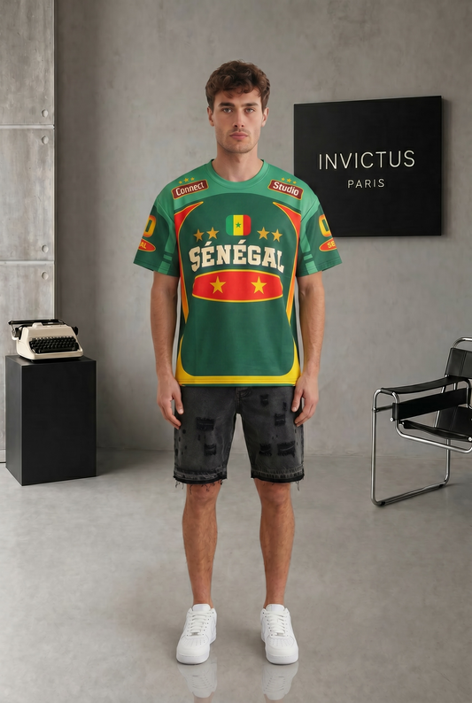 T-shirt Sénégal Les Lions de la Teranga – Maillot Streetwear Homme