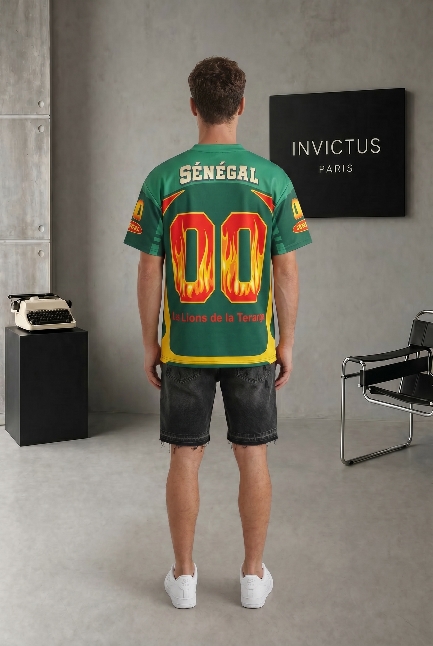 T-shirt Sénégal Les Lions de la Teranga – Maillot Streetwear Homme