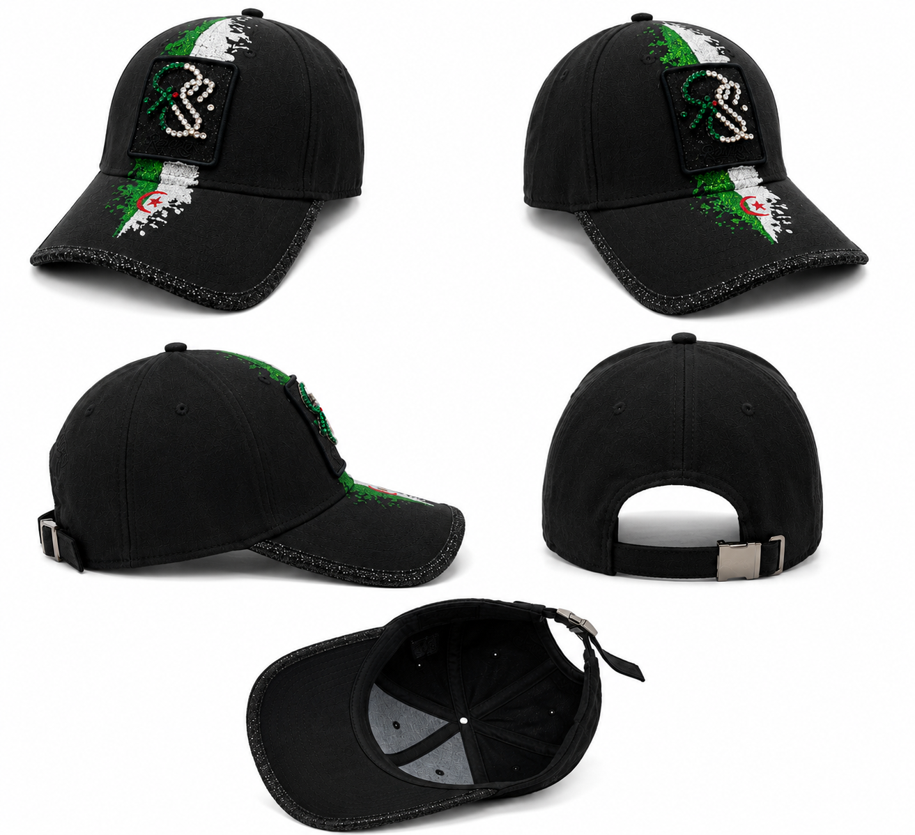 REDFILLS - Casquette Noir Pailleté Algerie DZ