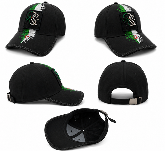 REDFILLS - Casquette Noir Pailleté Algerie DZ