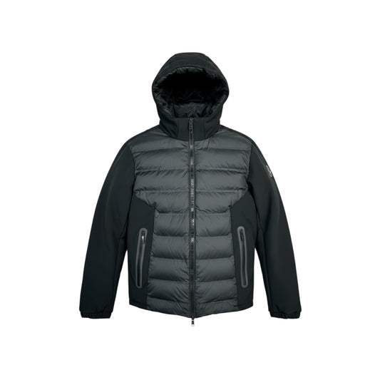 Bill Tornade – Veste softshell matelassée Noir/Bleu (Regular Fit) – M à XXL