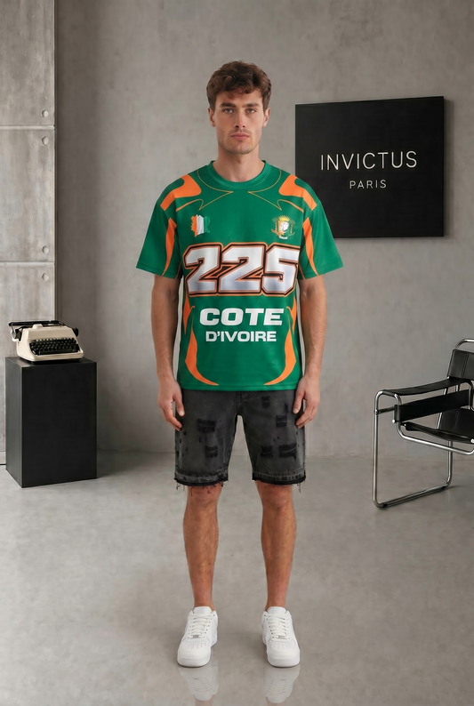 T-shirt Côte d’Ivoire 225 – Maillot Streetwear Homme