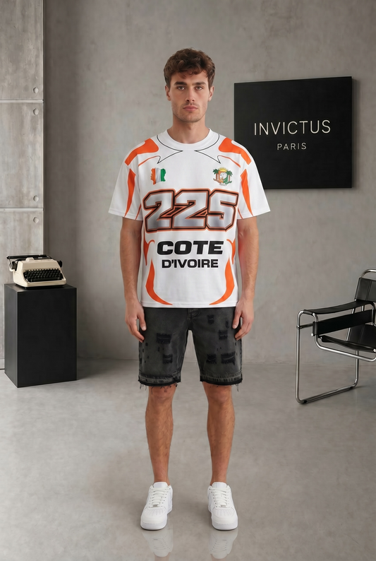 T-shirt Côte d’Ivoire 225 – Maillot Streetwear Homme