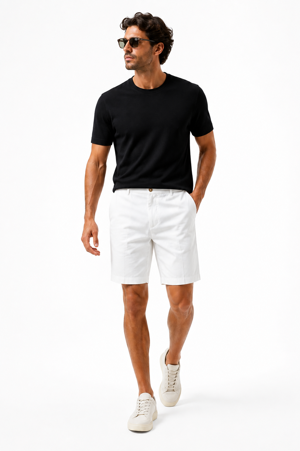 Short IM BRIAN - Bermuda Bianco BE2008