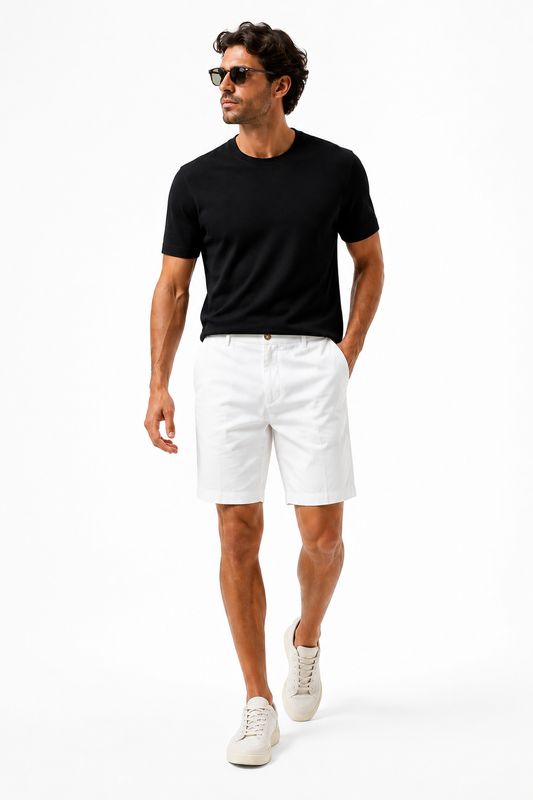 Short IM BRIAN - Bermuda Bianco BE2008