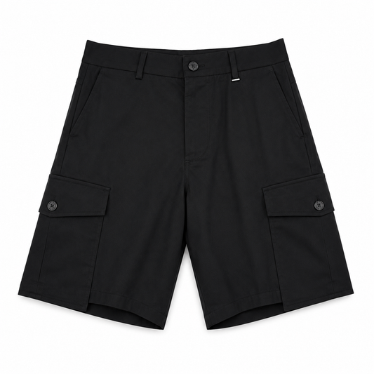 Short IM BRIAN - Nero/Noir Bermuda BE2018