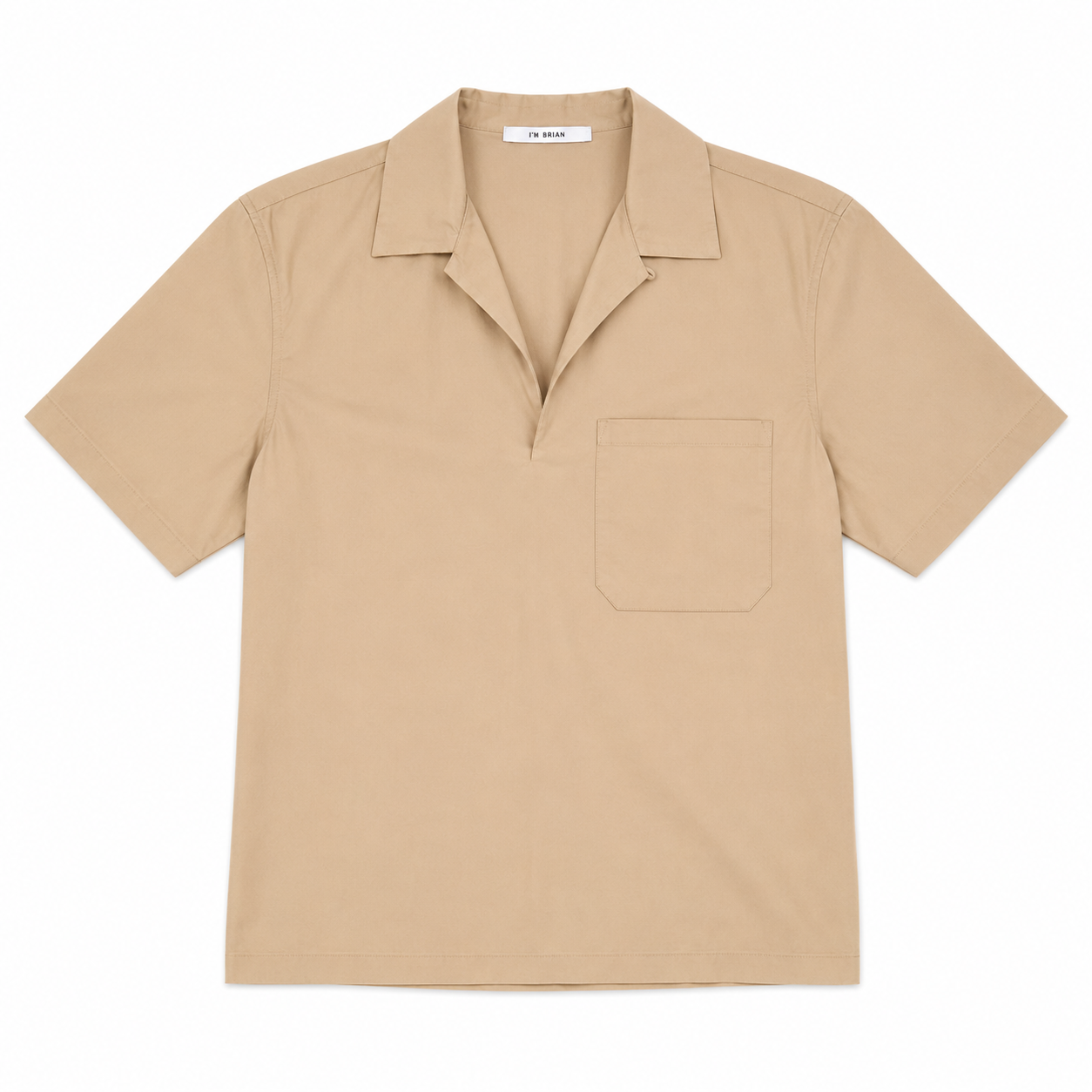 Chemise IM BRIAN - Camicia Beige CA2120