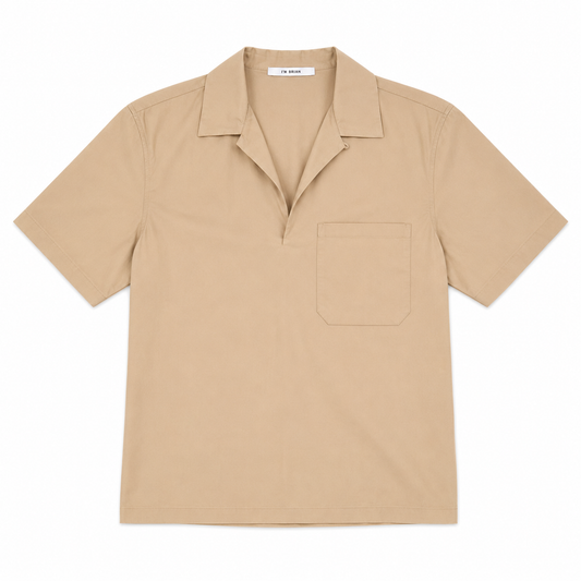 Chemise IM BRIAN - Camicia Beige CA2120