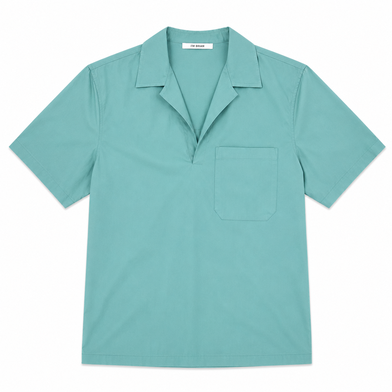 Chemise IM BRIAN - Camicia Verde/Turquoise CA2120