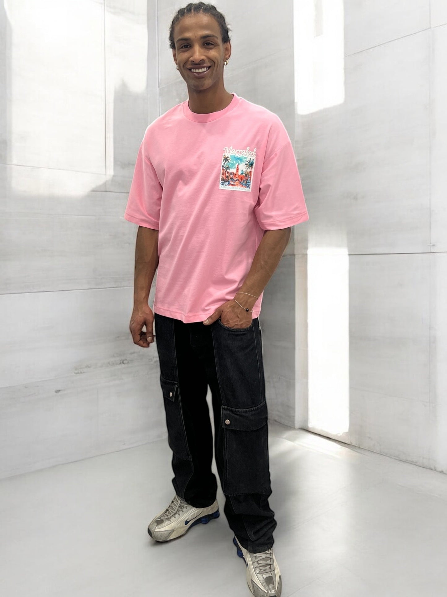 T-shirt MARRAKESH KINGDOM OF MOROCCO - rose