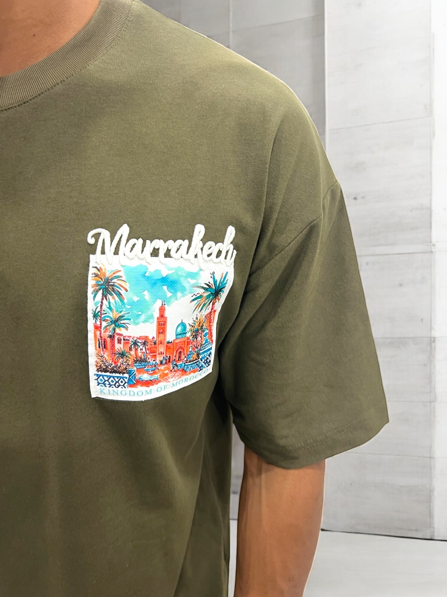 T-shirt MARRAKESH KINGDOM OF MOROCCO  - vert