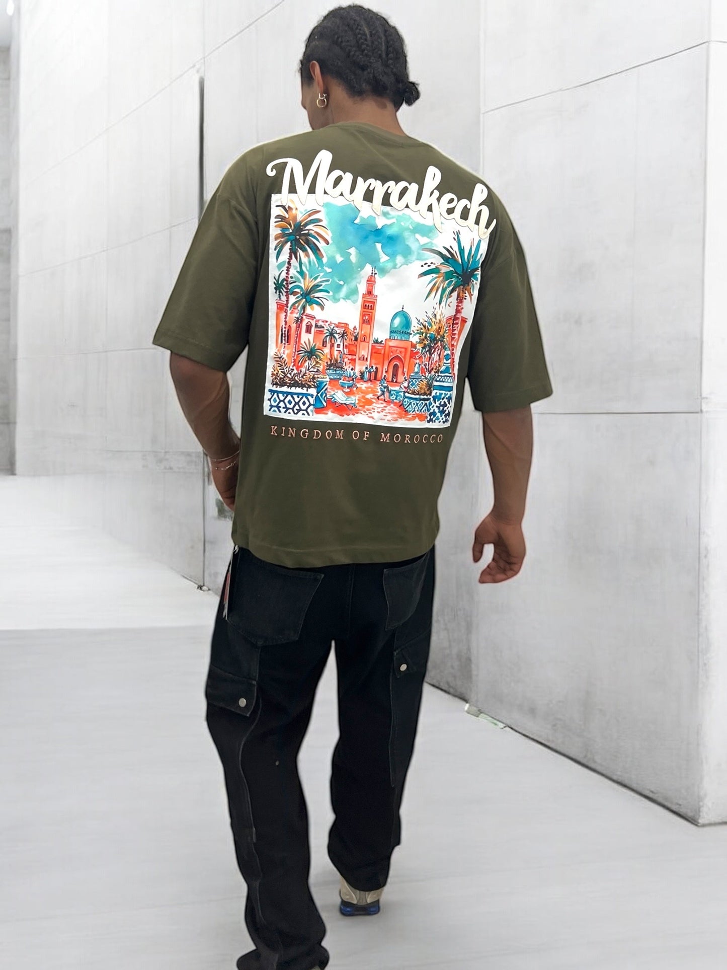 T-shirt MARRAKESH KINGDOM OF MOROCCO  - vert