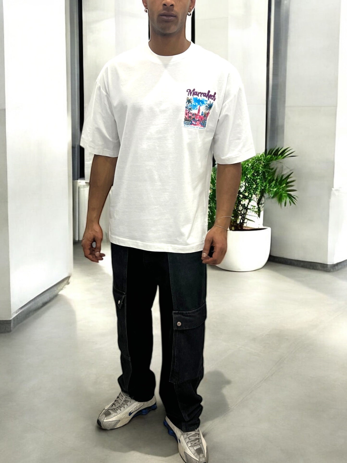 T-shirt MARRAKESH KINGDOM OF MOROCCO - blanc cassé