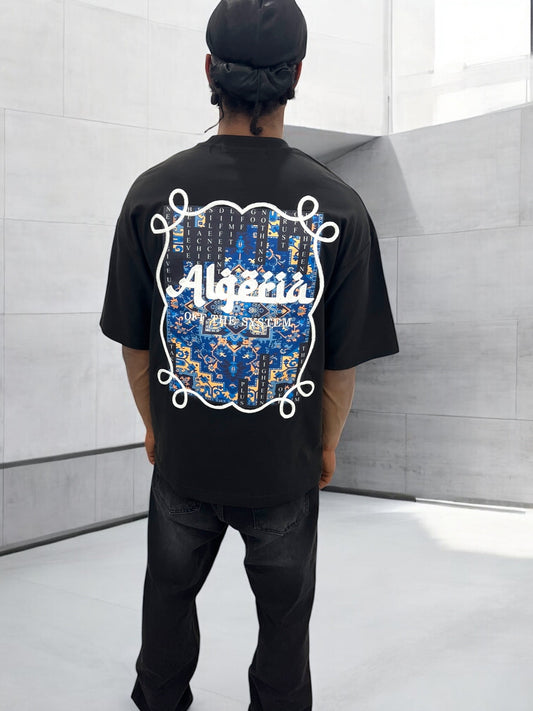 T-shirt Algeria – Carpet Print Edition ( Noir )