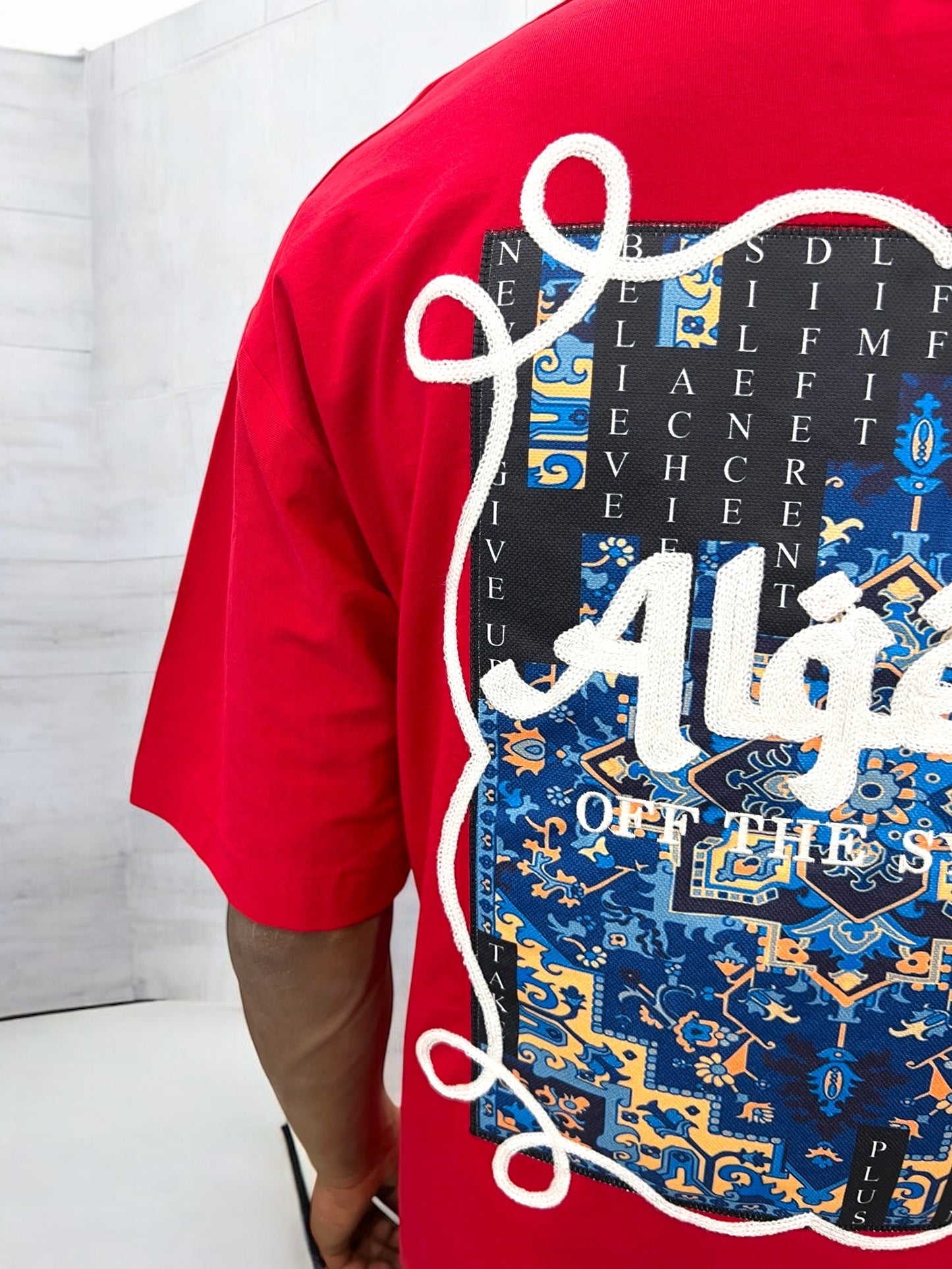 T-shirt Algeria – Carpet Print Edition ( Rouge  )