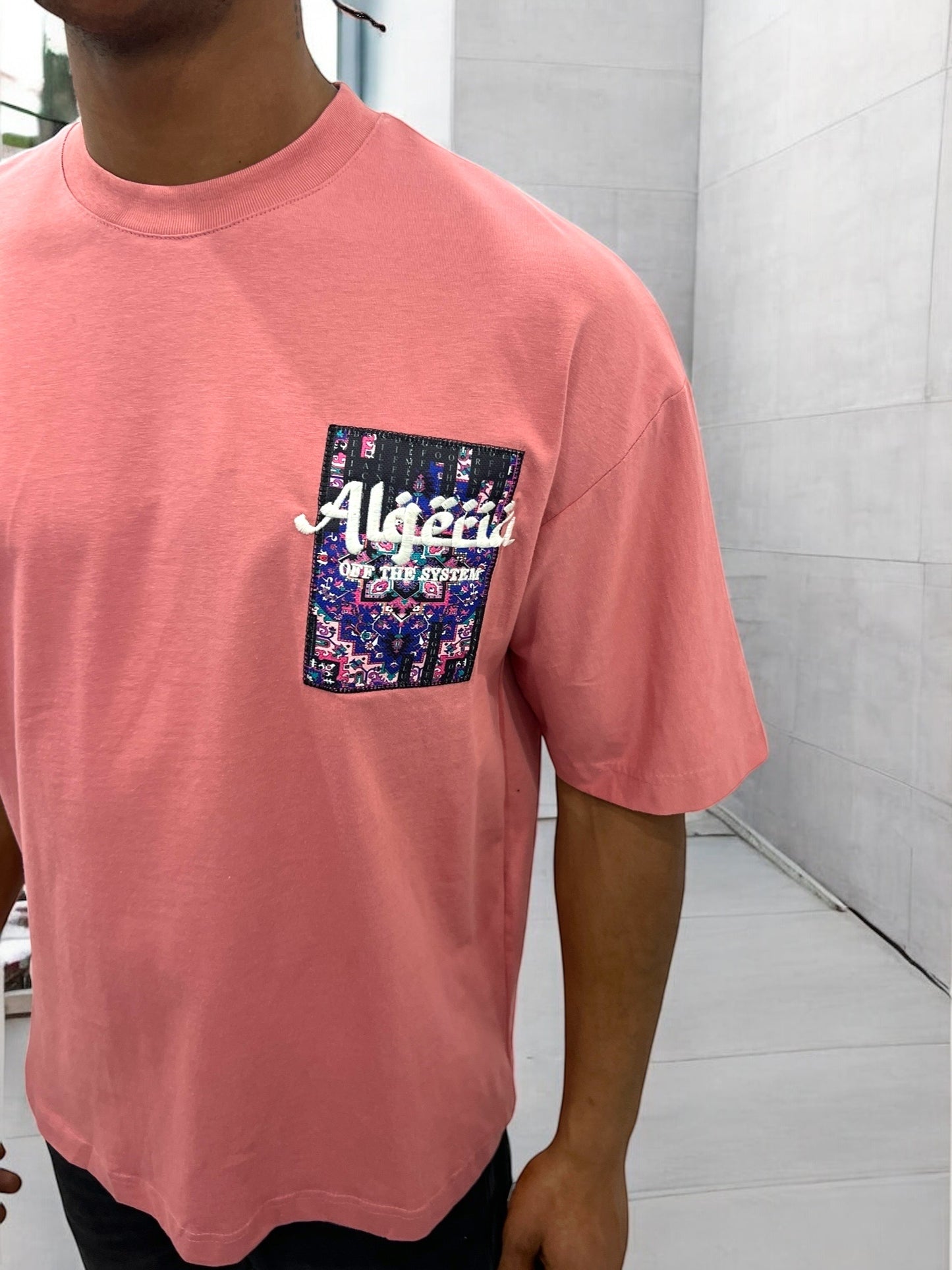 T-shirt Algeria – Carpet Print Edition ( Rose )