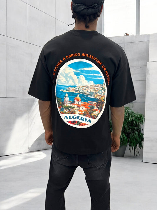 T-shirt Algeria – Vue d’Algérie ( Noir )