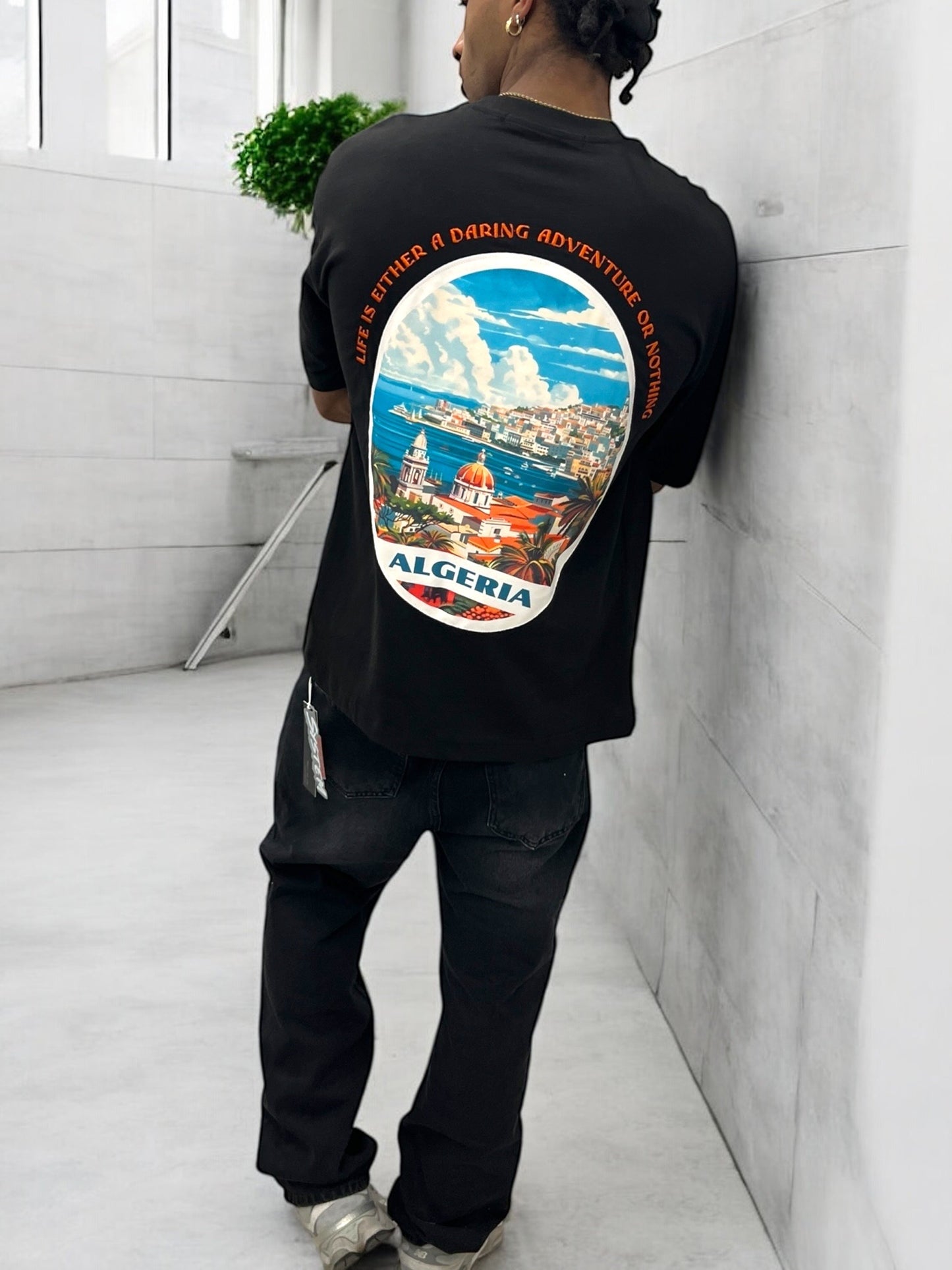 T-shirt Algeria – Vue d’Algérie ( Noir )