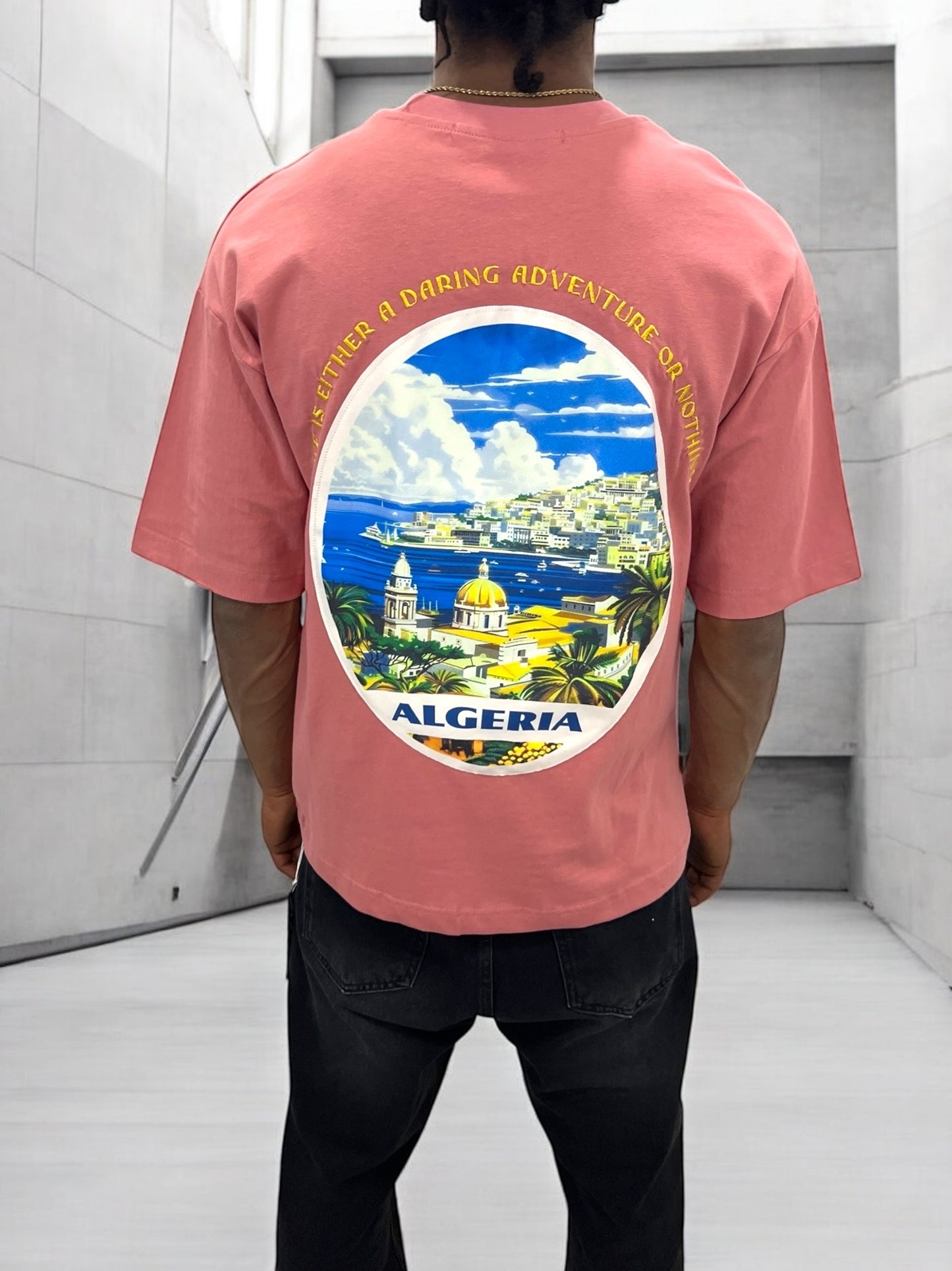 T-shirt Algeria – Vue d’Algérie ( Rose )