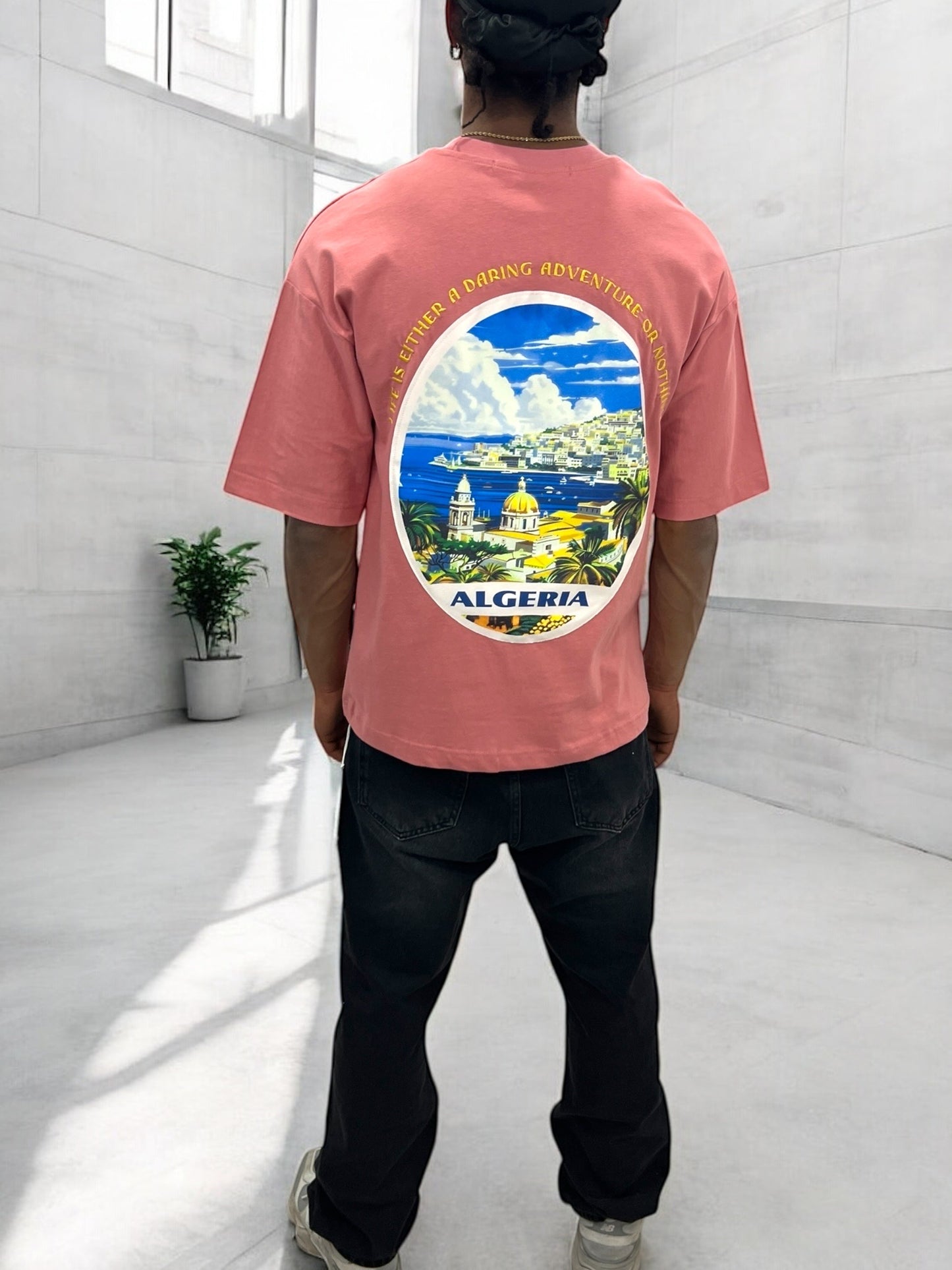 T-shirt Algeria – Vue d’Algérie ( Rose )