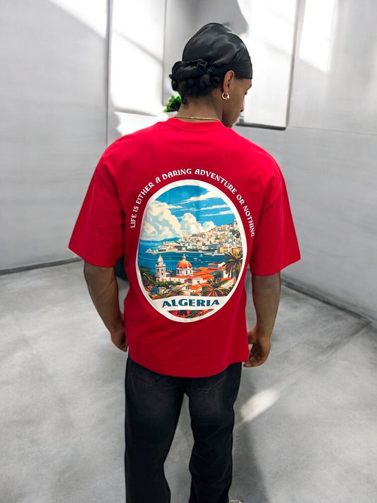 T-shirt Algeria – Vue d’Algérie ( Rouge )