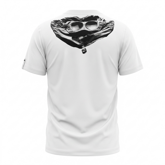 CP COMPANY - T-Shirt Blanc Cassé