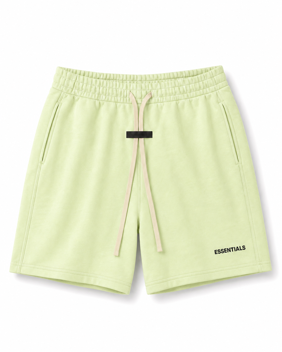 Ensemble ESSENTIALS Homme Lime Green/Vert Citron | T-Shirt Oversize + Short Premium