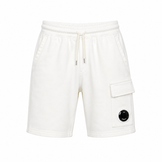 CP COMPANY - Short Cargo Blanc cassé / Off White