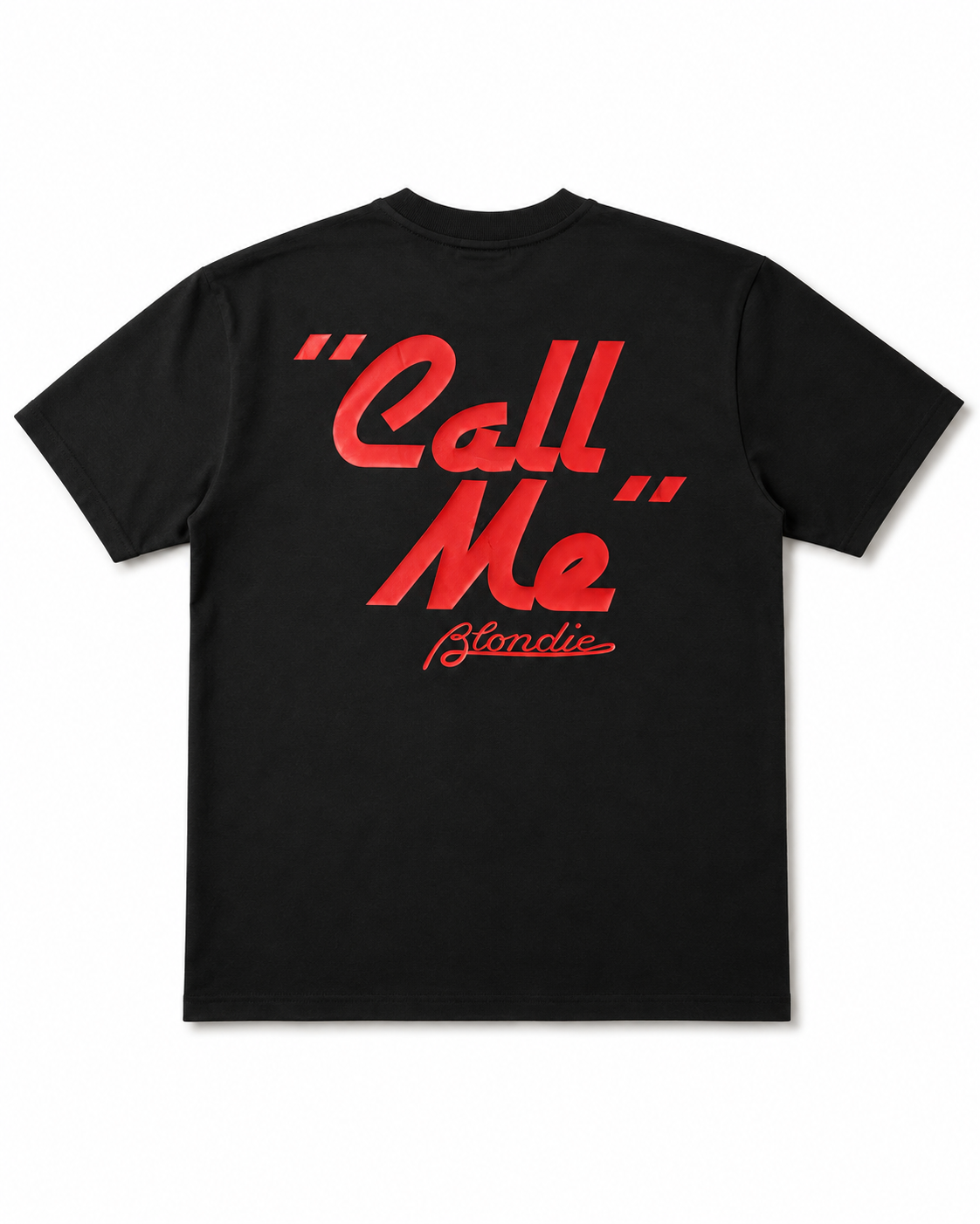 T-shirt "Call me Blondie" Noir et Rouge