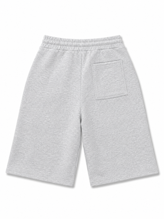 Short long simple Gris Chiné